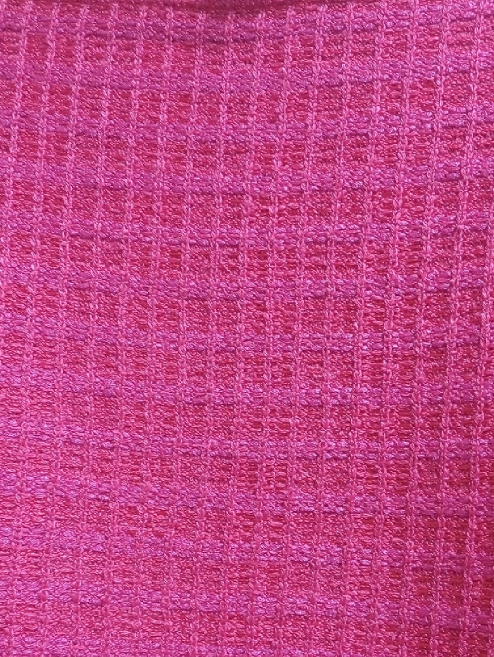 🆕 ST. JOHN "CAMELLIA" TWEED FUCHSIA PINK WOOL BLEND MINI MIDI SKIRT WITH FRINGE - Picture 3 of 12